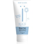 Naïf Baby & Kids Wash Gel почистващ и миещ гел за деца и бебета за тяло и лице 200ml
