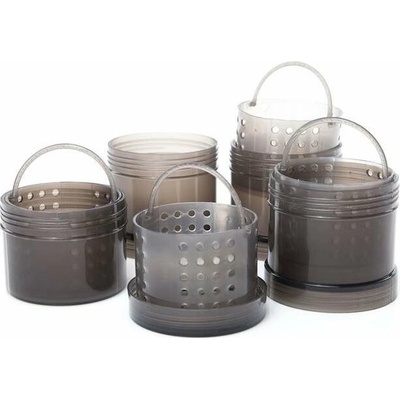 RidgeMonkey Téglik Modular Hookbait Pots Black