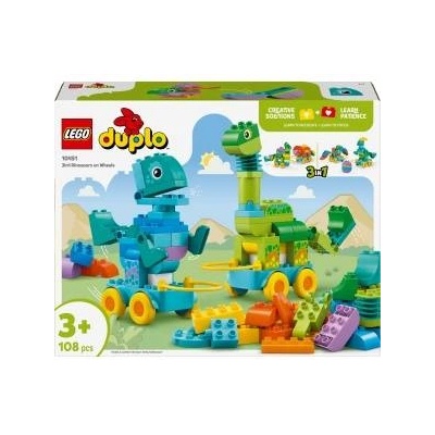 LEGO® Constructor LEGO® Duplo 3in1 Dinosaurs on Wheels 10451