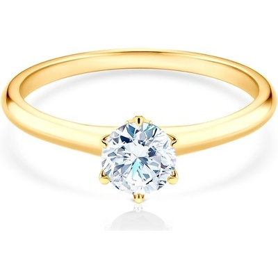 Savicki Zásnubní prsten The Journey žluté zlato diamant TJ R3 D Z