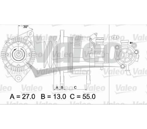 generátor VALEO 437147