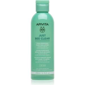 APIVITA Just Bee Clear Pore Minimizing Lotion грижа против разширени пори и черни точки 200ml