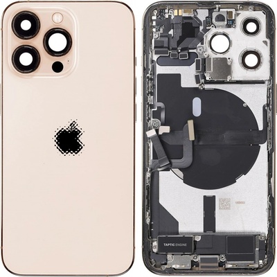 Kryt Apple iPhone 13 Pro zadní Housing s Malými Díly zlatý