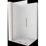 Mexen Velar плъзгаща се душ кабина Walk-in 80 x 200 см, матирано 8 мм, мат мед - 871-080-000-33-65 (871-080-000-33-65)