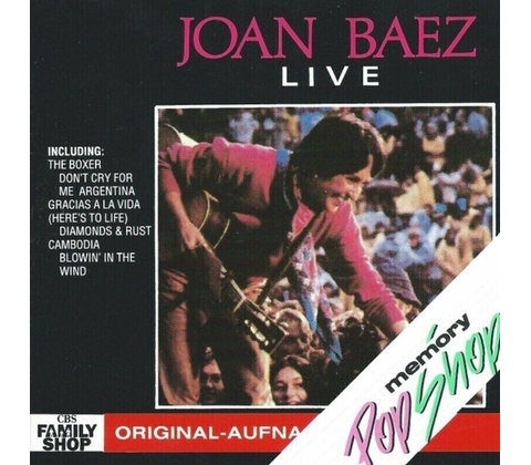 BAEZ JOAN: LIVE CD