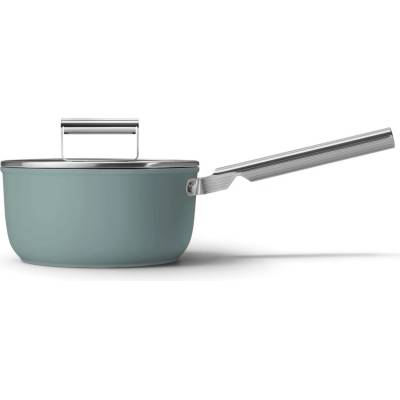 Smeg Rendlík s dlouhou rukojetí a nepřilnavým keramickým povrchem, ∅ 20 cm, matná zelená SPF2012EGM