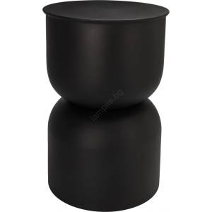 Koopman Малка странична масичка petit, диаметър 31 см, черна (km0008)