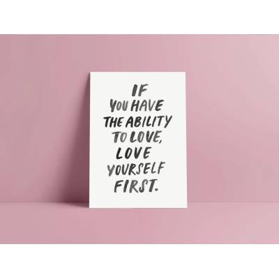 Paragraph Přání Love Yourself First