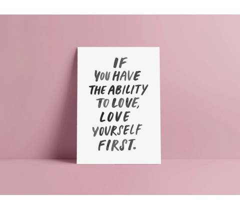 Paragraph Přání Love Yourself First