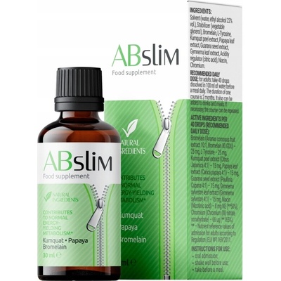 ABSlim doplněk stravy kapky na hubnutí 30 ml