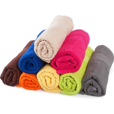 Romeo Froté osuška 70 x 140 cm, samostatně losos