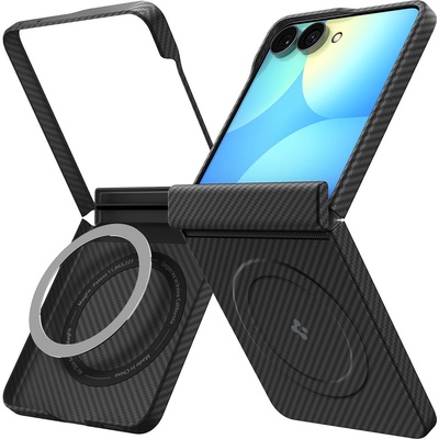Spigen Калъф Spigen Air Skin Aramid MagFit (ACS11513) - Samsung Galaxy Z Flip8 - Черен