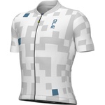 Alé Фланелка с къс ръкав за колоездене Alé Pragma Pixel S/S Jersey Cycling jersey - White (056-3950-0413)