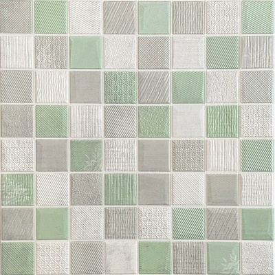 Impol Trade 3D XY-W04 70 x 70 cm, mozaika zeleno-strieborná 1ks