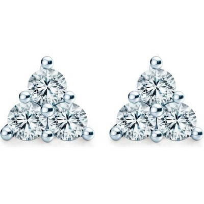 SAVICKI Náušnice Fairytale biele zlato, laboratórne diamanty FAIR-K-BR-036-LAB-B