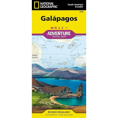 mapa Galapagos 1:525 t. voděodolná