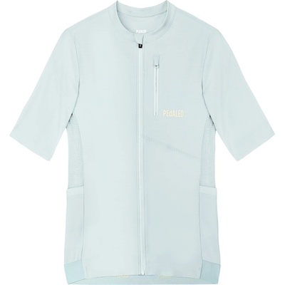 Pedaled Дамска фланелка с къс ръкав за колоездене Pedaled Women's Odyssey Jersey Cycling jersey - Light Blue (156-3066-0213)
