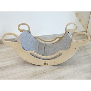 Montessori Potah na houpačku 5in1 s elastanem béžový