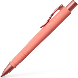 Faber-Castell Poly Ball Urban XB-син цвят за писане коралово червена химикалка FC241125 (FC241125)