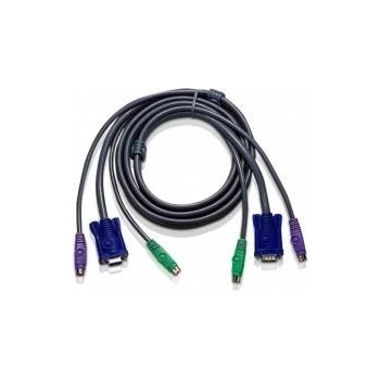 ATEN 2L-1003P/C Cable 2x SVGA+keyboardPS+mousePS 3.0m