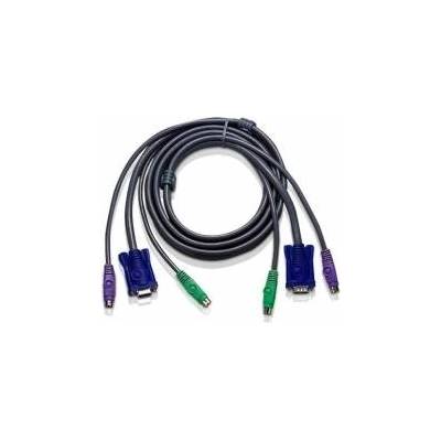 ATEN 2L-1003P/C Cable 2x SVGA+keyboardPS+mousePS 3.0m