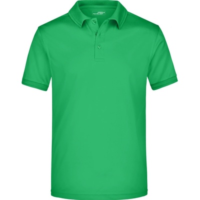 James & Nicholson polokošile Active JN 576 krátký rukáv pánská zelená
