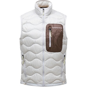 Peak Performance Мъжки пухен елек Peak Performance Helium Utility Down Vest Down vest - Antarctica / Terrain Tan (032-1505-0412)