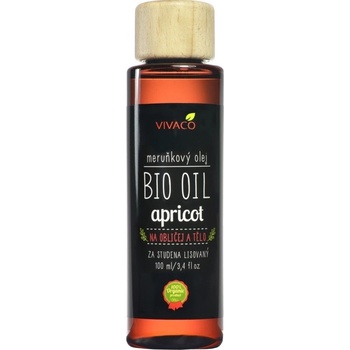Vivaco 100 % Organic product Bio marhuľový olej na tvár a telo 100 ml