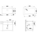 Image 1 of BLANCO SUBLINE 800-U (523150)