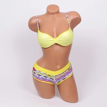 Image 1 of Жълт дамски бански от две части - чашка b