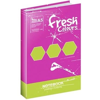 Image 1 of Тетрадка Fresh, A4, широки редове, офсетова хартия, твърда корица, 150 листа (567-оп.5)