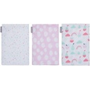 Bébé-jou Mušelínová plena 70 x 70 set Blush Baby 3 ks