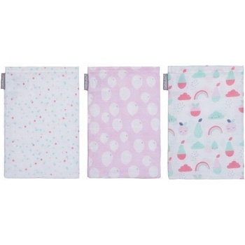 Bébé-jou Mušelínová plena 70 x 70 set Blush Baby 3 ks