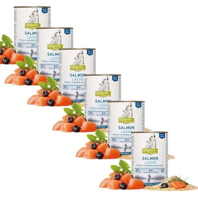 Isegrim Dog Adult Salmon with Millet Blueberries & Wild Herbs 6 x 400 g