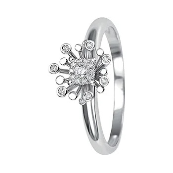 Bliss Дамски златен пръстен с диаманти Bliss 20067020 (20067020)