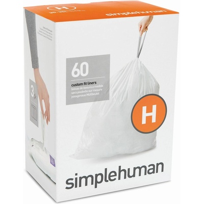Simplehuman Sáčky 30-35 L typ H zatahovací 3 x 20ks 60 sáčků WP 30 µm CW0258