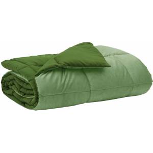 Pure Line Home Всесезонна олекотена завивка Soft Duo All Season от микрофибър, зелена