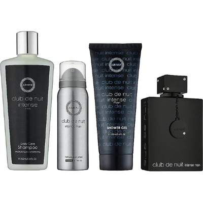 Armaf Club de Nuit Intense Gift Set - EDT 105 ml + Shower Gel 100 ml + Deodorant 50 ml + Sampoo 250 ml за мъже