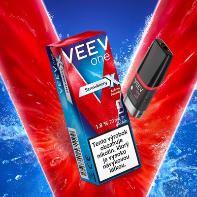 VEEV ONE Náplň Strawberry X krabička