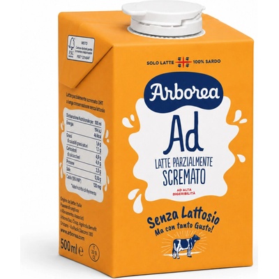 Arborea AD bezlaktózové UHT mlieko 10 x 500 ml