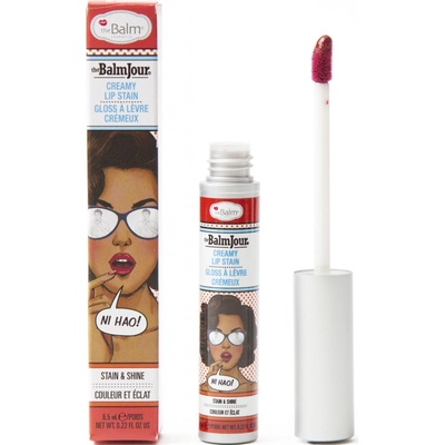 TheBalm The BalmJour lesklá krémová rúž Ni Hao! 6,5 ml