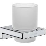Hansgrohe AddStoris - Държач за четки за зъби, матирано стъкло/хром 41749000 (41749000)