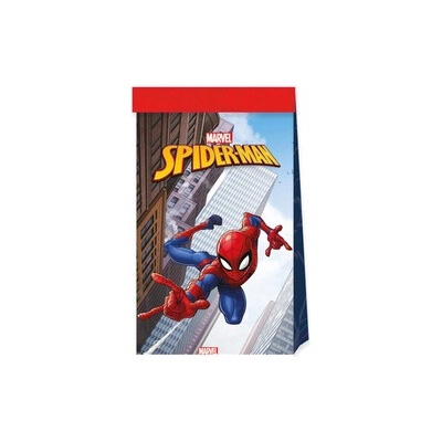 Papierové vrecúška Spiderman - Crime Fighter 4ks