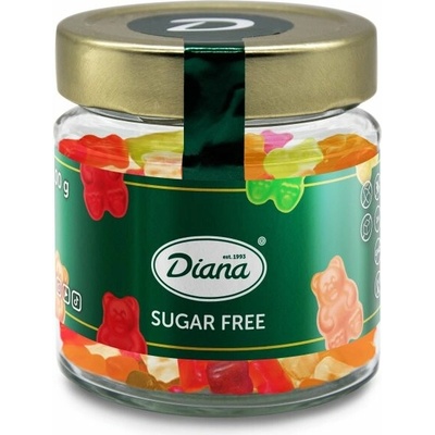 Diana Company Premium Medvídci bez cukru ve skle 100 g