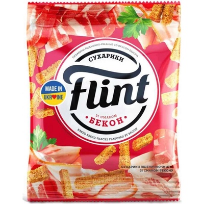 Flint Pšenično žitné suchary Slanina 70 g