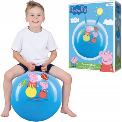 Skákacia lopta John Prasiatko Peppa modrá