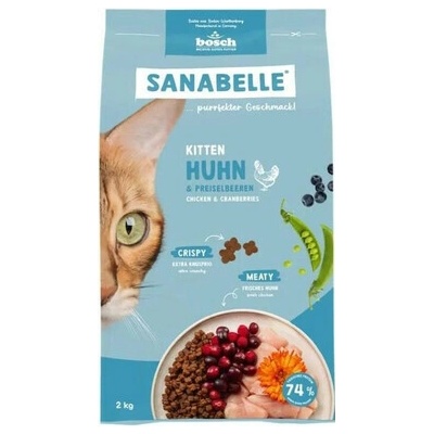 SANABELLE Kitten Kuřecí pro koťata a březí a kojící kočky 2 kg