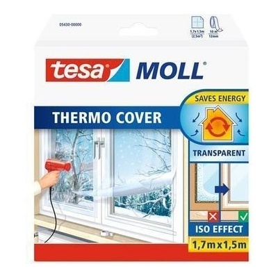 tesamoll Izolačná fólia do okien Thermo Cover 1,7 m transparentná