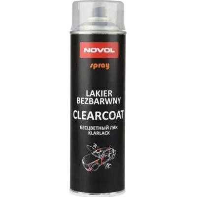 NOVOL SPRAY CLEARCOAT - Lesklý bezfarebný lak v spreji 500ml