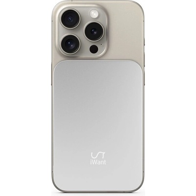 iWant 3000mAh stříbrná